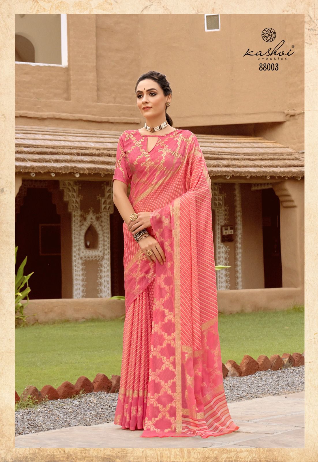 Kashvi Kavya By LT Fabrics Chiffon Sarees Catalog